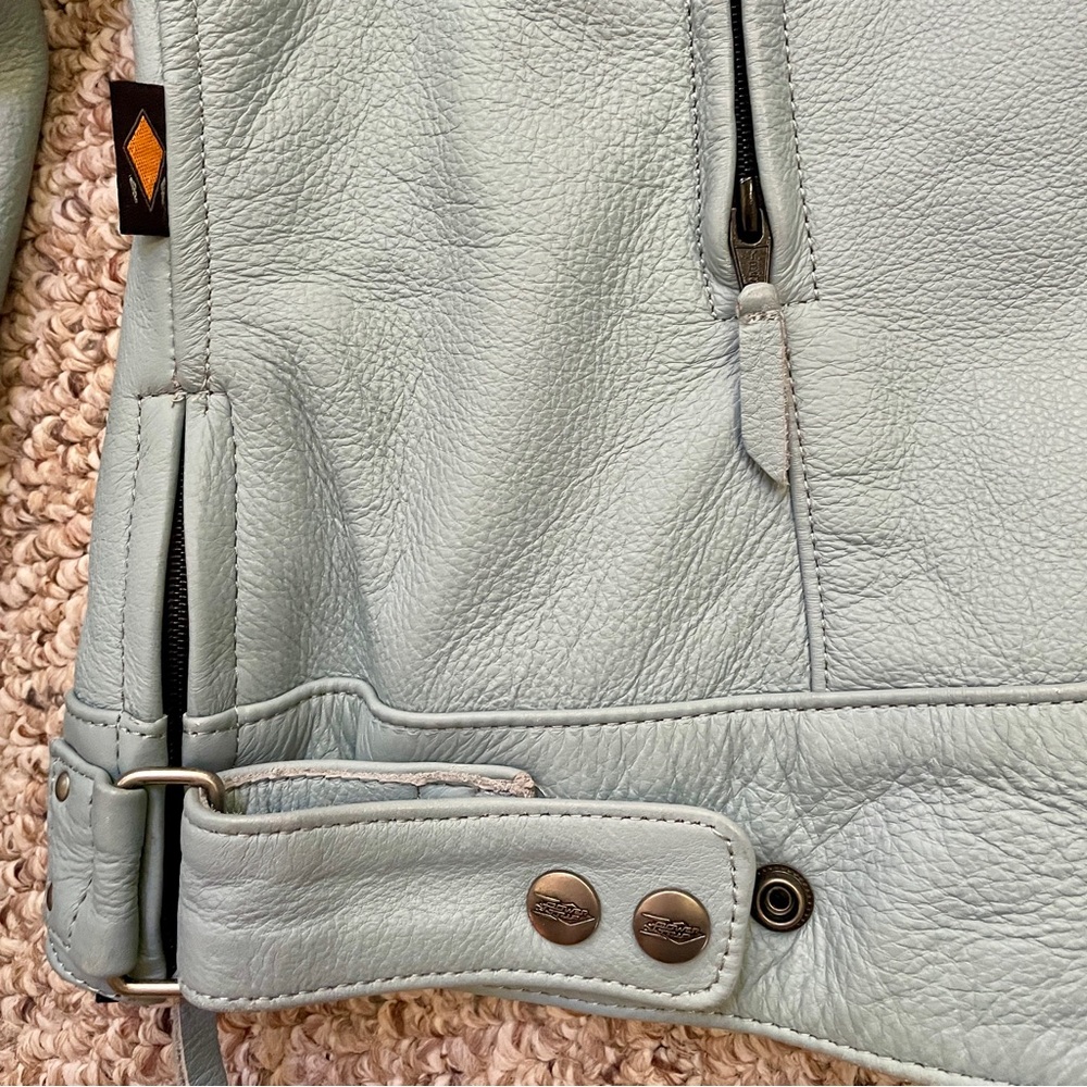 Leather Motorcycle Jacket - Picture 7 of 10